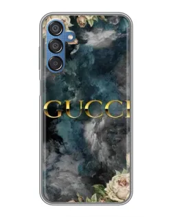 Чехол для Samsung Galaxy M15 (M156) с картинкой «Абстрактные цветы Gucci»
