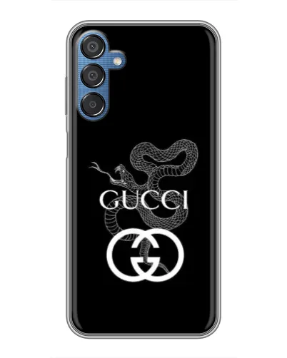 Чехол для Samsung Galaxy M15 (M156) с картинкой «Gucci — серебряная змея» Чехол для Samsung Galaxy M15 (M156) с картинкой «Gucci — серебряная змея»
