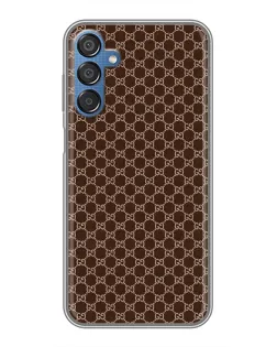 Чохол для Samsung Galaxy M15 (M156) з картинкою «Gucci — шоколадна сітка» Чохол для Samsung Galaxy M15 (M156) з картинкою «Gucci — шоколадна сітка»