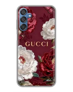 Чохол для Samsung Galaxy M15 (M156) з картинкою «Gucci — бордові троянди» Чохол для Samsung Galaxy M15 (M156) з картинкою «Gucci — бордові троянди»