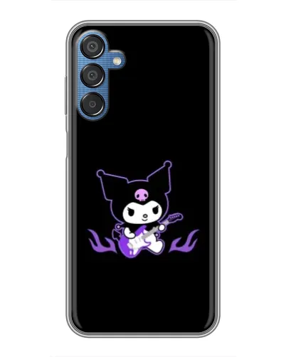 Чехол для Samsung Galaxy M15 (M156) с картинкой «Электрическая Kuromi» Чехол для Samsung Galaxy M15 (M156) с картинкой «Электрическая Kuromi»