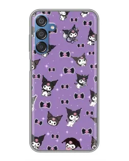 Чехол для Samsung Galaxy M15 (M156) с картинкой «Kuromi — паттерн» Чехол для Samsung Galaxy M15 (M156) с картинкой «Kuromi — паттерн»