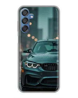 Чехол для Samsung Galaxy M15 (M156) с картинкой «BMW в огнях города»