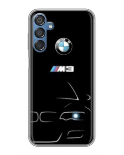 Чехол для Samsung Galaxy M15 (M156) с картинкой «Минималистичный принт BMW M3»