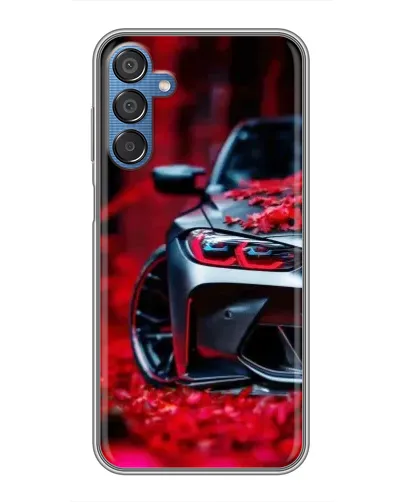 Чехол для Samsung Galaxy M15 (M156) с картинкой «Спортивная BMW и цветы» Чехол для Samsung Galaxy M15 (M156) с картинкой «Спортивная BMW и цветы»
