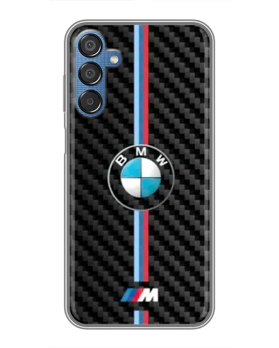 Чехол для Samsung Galaxy M15 (M156) с картинкой «Эмблема BMW и карбон» Чехол для Samsung Galaxy M15 (M156) с картинкой «Эмблема BMW и карбон»