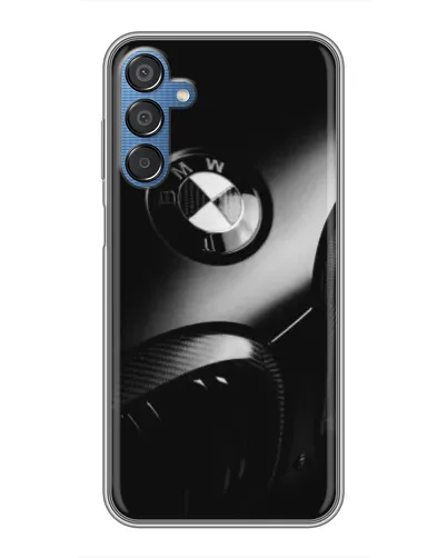 Чехол для Samsung Galaxy M15 (M156) с картинкой «Эмблема BMW — макро» Чехол для Samsung Galaxy M15 (M156) с картинкой «Эмблема BMW — макро»