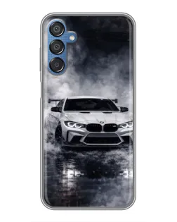 Чехол для Samsung Galaxy M15 (M156) с картинкой «BMW сквозь туман»