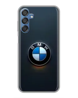 Чехол для Samsung Galaxy M15 (M156) с картинкой «Логотип BMW — минимализм»