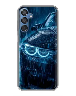 Чехол для Samsung Galaxy M15 (M156) с картинкой «BMW под дождем»
