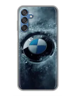 Чехол для Samsung Galaxy M15 (M156) с картинкой «Логотип BMW — лед»