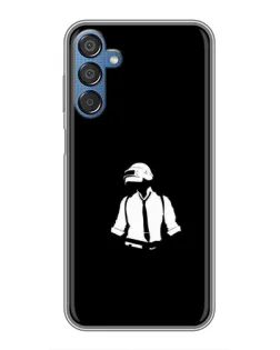 Чехол для Samsung Galaxy M15 (M156) с картинкой «PUBG — белый шлем»
