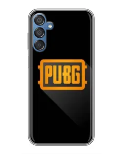 Чехол для Samsung Galaxy M15 (M156) с картинкой «PUBG — рамка лого»