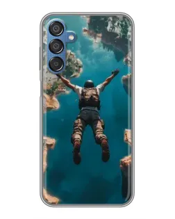 Чехол для Samsung Galaxy M15 (M156) с картинкой «PUBG — свободное падение»
