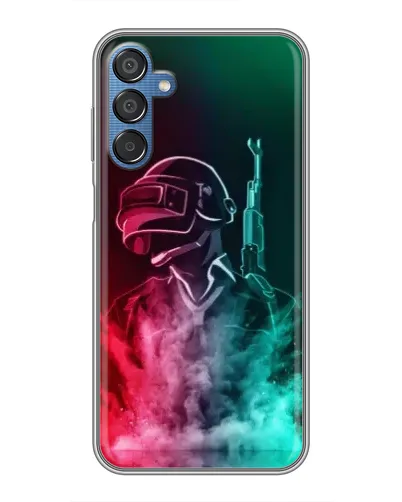 Чехол для Samsung Galaxy M15 (M156) с картинкой «PUBG — огненный воин» Чехол для Samsung Galaxy M15 (M156) с картинкой «PUBG — огненный воин»