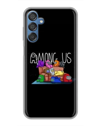 Чехол для Samsung Galaxy M15 (M156) с картинкой «Логотип Among Us»