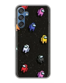 Чехол для Samsung Galaxy M15 (M156) с картинкой «Космический паттерн Among Us» Чехол для Samsung Galaxy M15 (M156) с картинкой «Космический паттерн Among Us»