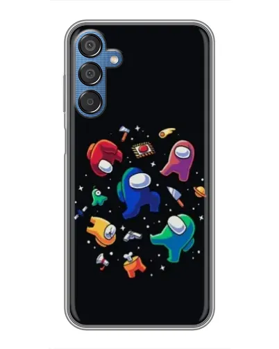 Чехол для Samsung Galaxy M15 (M156) с картинкой «Among Us космос»