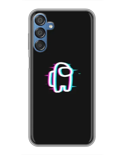 Чехол для Samsung Galaxy M15 (M156) с картинкой «Among Us неон»