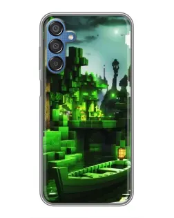 Чехол для Samsung Galaxy M15 (M156) с картинкой «Minecraft лесной пейзаж» Чехол для Samsung Galaxy M15 (M156) с картинкой «Minecraft лесной пейзаж»