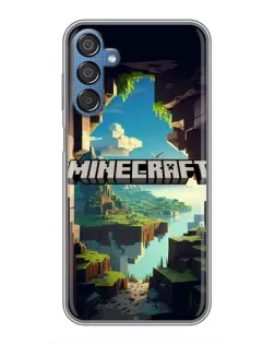 Чехол для Samsung Galaxy M15 (M156) с картинкой «Пещера Майнкрафт» Чехол для Samsung Galaxy M15 (M156) с картинкой «Пещера Майнкрафт»