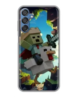 Чехол для Samsung Galaxy M15 (M156) с картинкой «Стив и гусь» Чехол для Samsung Galaxy M15 (M156) с картинкой «Стив и гусь»