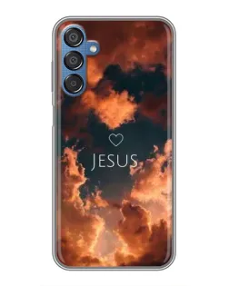 Чехол для Samsung Galaxy M15 (M156) с картинкой «Сияние Имени Jesus»