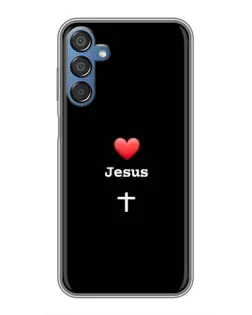 Чехол для Samsung Galaxy M15 (M156) с картинкой «Сердце - Jesus»