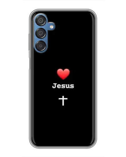 Чехол для Samsung Galaxy M15 (M156) с картинкой «Сердце - Jesus»