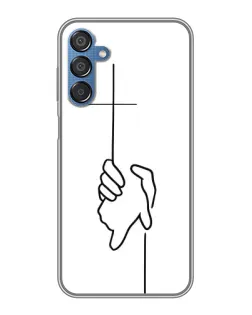 Чехол для Samsung Galaxy M15 (M156) с картинкой «Рука держит»