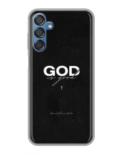 Чехол для Samsung Galaxy M15 (M156) с картинкой «GOD — Бог над всем»