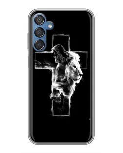 Чохол для Samsung Galaxy M15 (M156) з картинкою «Сяючий хрест Jesus»