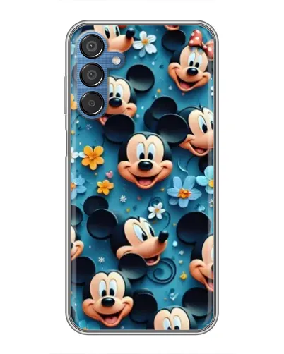 Чехол для Samsung Galaxy M15 (M156) с картинкой «Паттерн Микки и Минни»