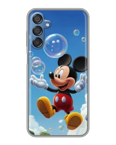 Чехол для Samsung Galaxy M15 (M156) с картинкой «Mickey и мыльные пузыри»