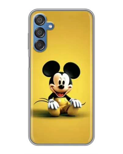Чехол для Samsung Galaxy M15 (M156) с картинкой «Микки на желтом»