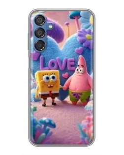 Чехол для Samsung Galaxy M15 (M156) с картинкой «Губка Боб Патрик»
