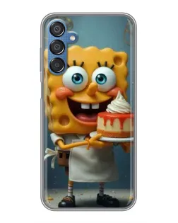 Чехол для Samsung Galaxy M15 (M156) с картинкой «Повар Спанч Боб»