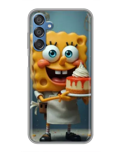 Чехол для Samsung Galaxy M15 (M156) с картинкой «Повар Спанч Боб» Чехол для Samsung Galaxy M15 (M156) с картинкой «Повар Спанч Боб»
