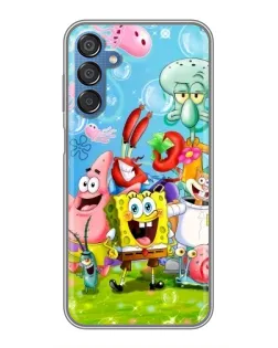 Чехол для Samsung Galaxy M15 (M156) с картинкой «Губка Боб и друзья» Чехол для Samsung Galaxy M15 (M156) с картинкой «Губка Боб и друзья»