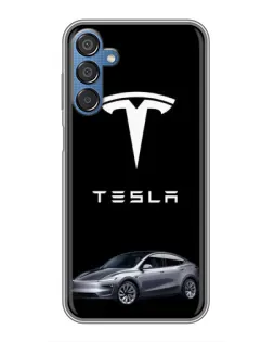 Чехол для Samsung Galaxy M15 (M156) с картинкой «Tesla Model Y»