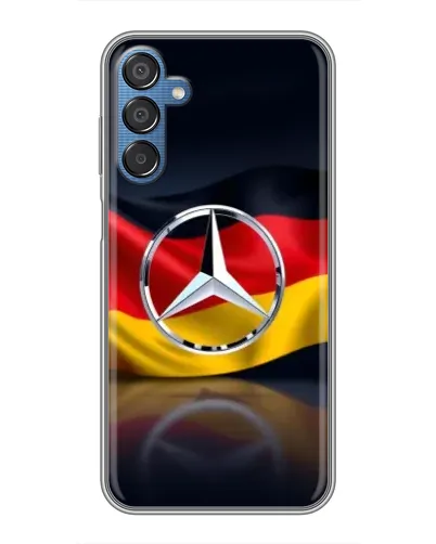 Чехол для Samsung Galaxy M15 (M156) с картинкой «Mercedes — флаг Германии» Чехол для Samsung Galaxy M15 (M156) с картинкой «Mercedes — флаг Германии»