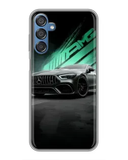 Чехол для Samsung Galaxy M15 (M156) с картинкой «Темный Mercedes AMG»