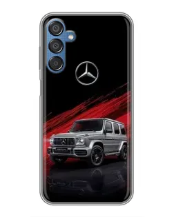 Чехол для Samsung Galaxy M15 (M156) с картинкой «Mercedes G-Class красный»