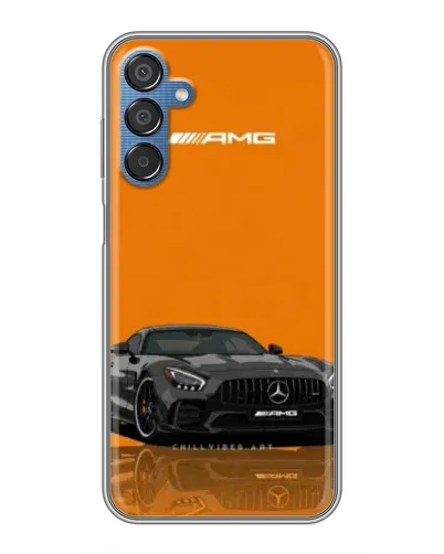 Чехол для Samsung Galaxy M15 (M156) с картинкой «Оранжевый Mercedes AMG» Чехол для Samsung Galaxy M15 (M156) с картинкой «Оранжевый Mercedes AMG»