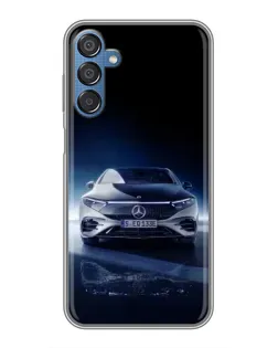 Чехол для Samsung Galaxy M15 (M156) с картинкой «Ночной Mercedes EQ»