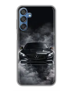 Чехол для Samsung Galaxy M15 (M156) с картинкой «Mercedes в дыму»