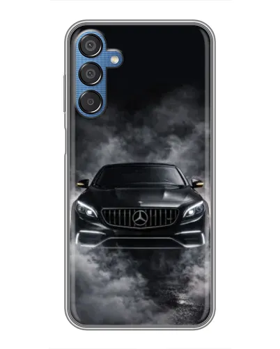 Чехол для Samsung Galaxy M15 (M156) с картинкой «Mercedes в дыму» Чехол для Samsung Galaxy M15 (M156) с картинкой «Mercedes в дыму»