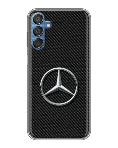 Чохол для Samsung Galaxy M15 (M156) з картинкою «Карбоновий Mercedes стиль» Чохол для Samsung Galaxy M15 (M156) з картинкою «Карбоновий Mercedes стиль»