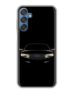 Чехол для Samsung Galaxy M15 (M156) с картинкой «Audi — ночной контур»