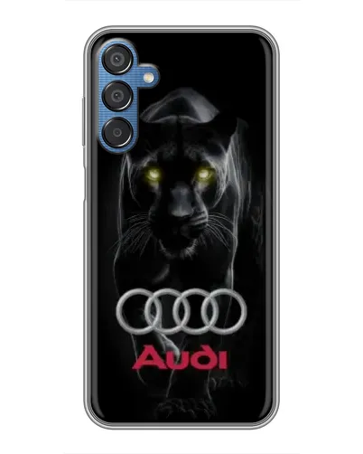 Чехол для Samsung Galaxy M15 (M156) с картинкой «Пантера и Audi»